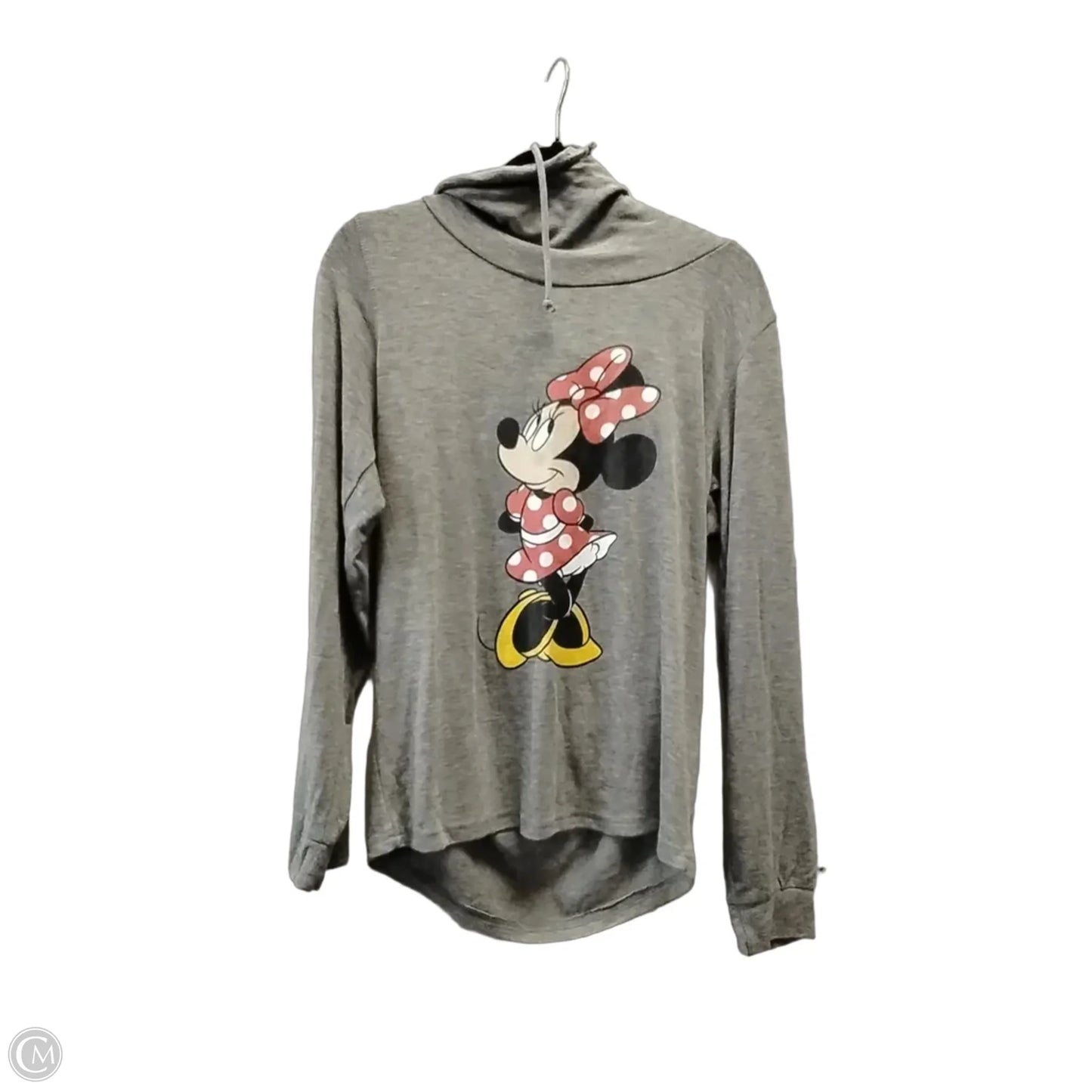 Sweatshirt Collar By Disney In Grey, Size: L