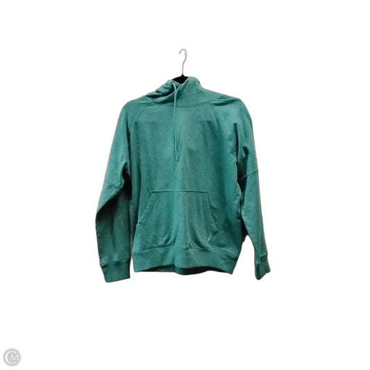 Sweatshirt Hoodie By Cme In Green, Size: M