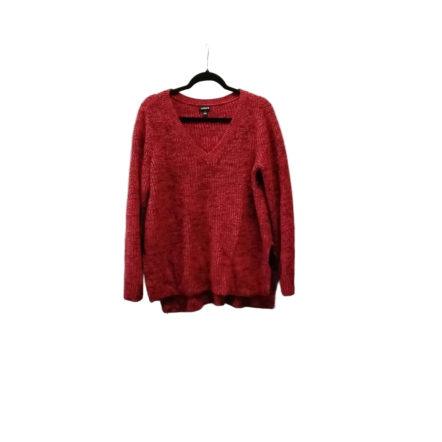 Sweater By Torrid In Red, Size: 1x