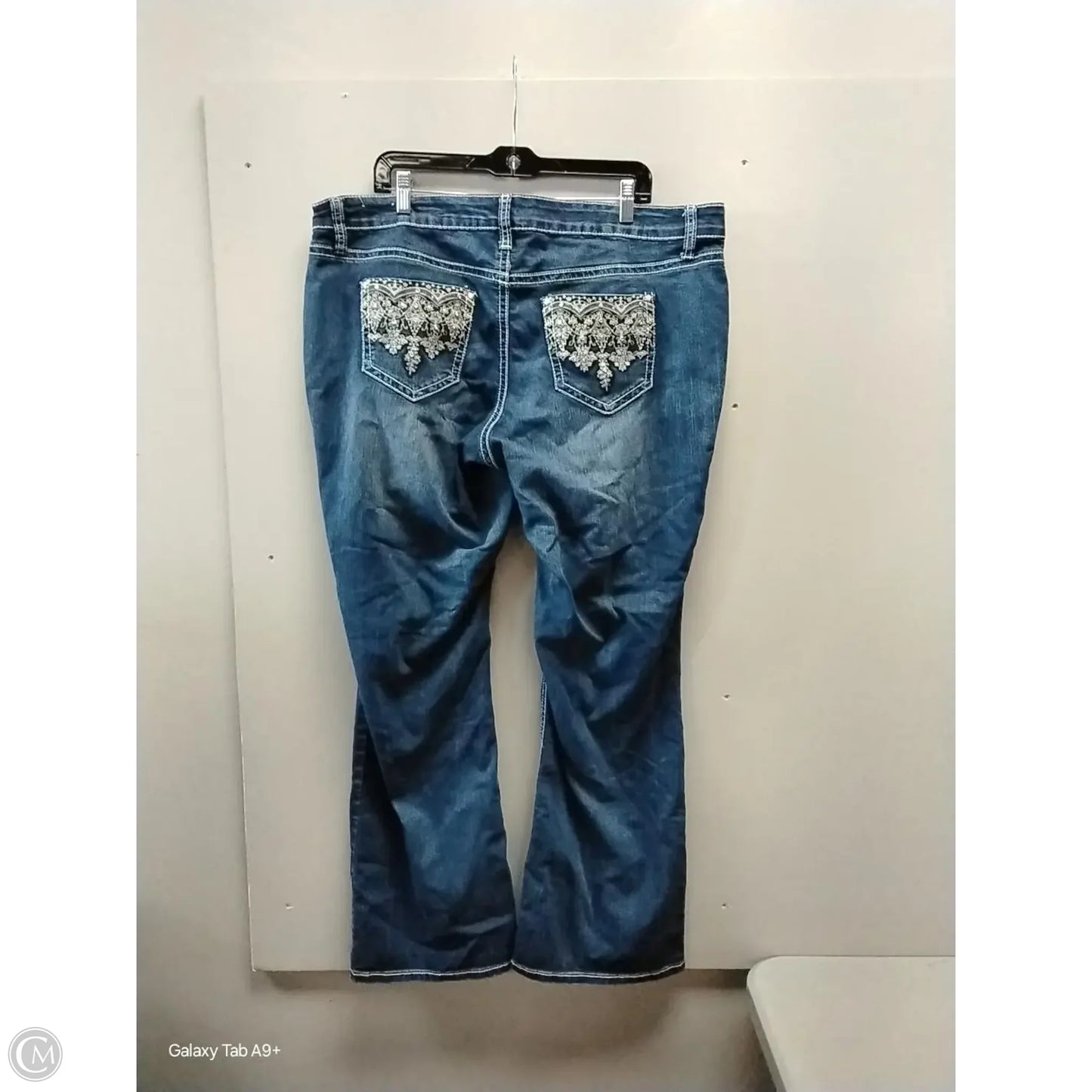Jeans Flared By Boutique + In Blue, Size: 20