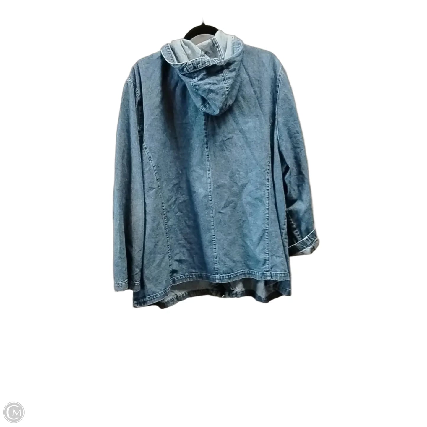 Jacket Denim By Liz And Me In Blue, Size: 3x