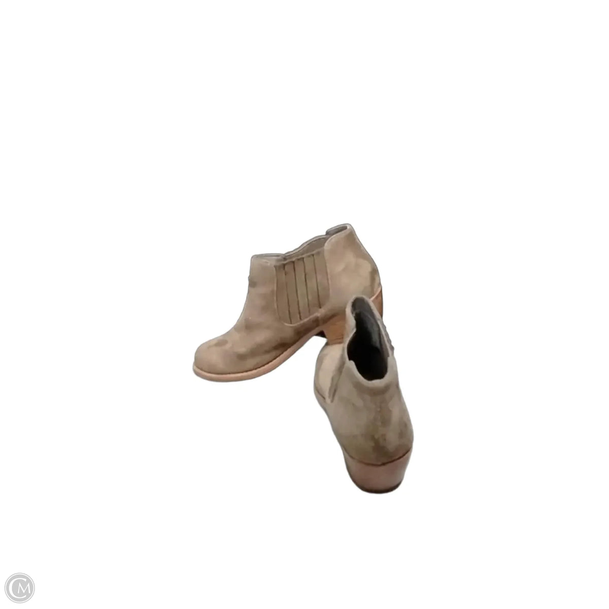 Boots Ankle Flats By Echo In Grey, Size: 8.5