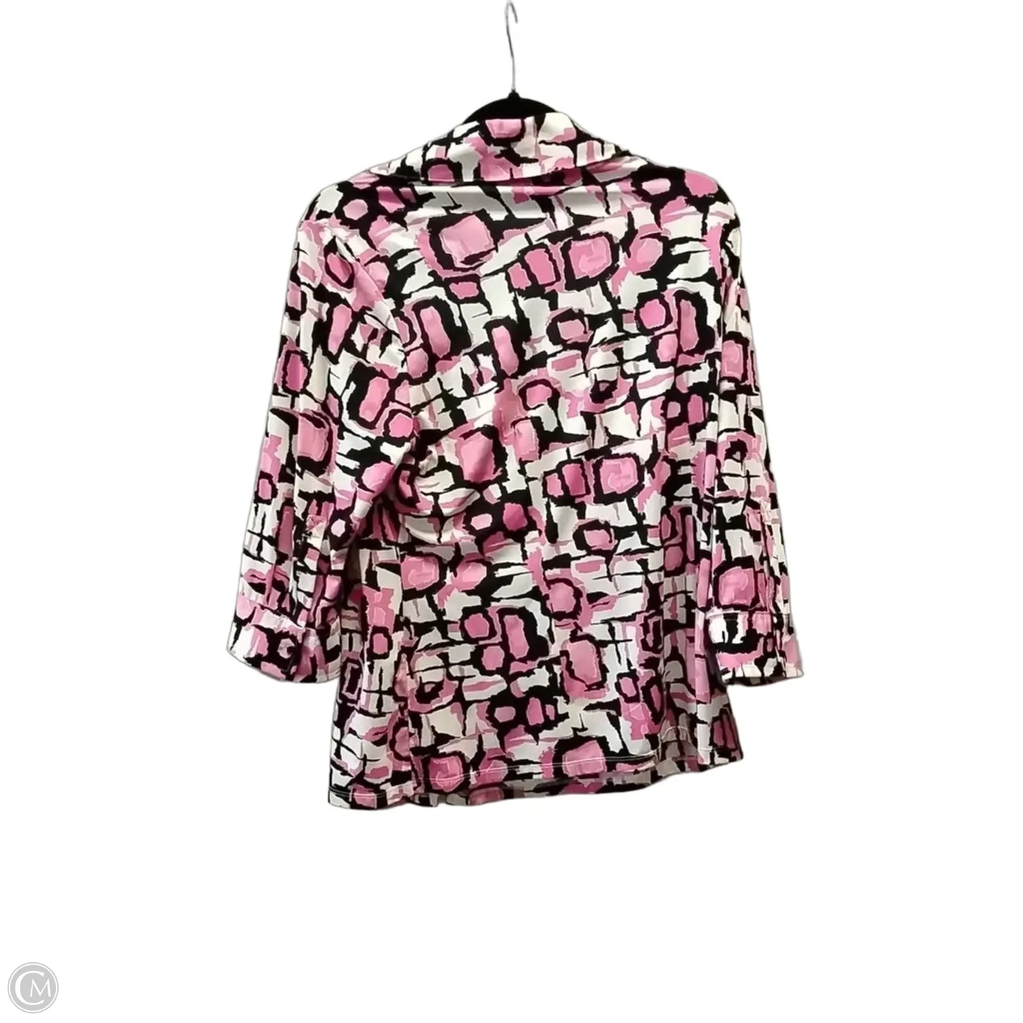 Blouse Long Sleeve By Inc In Geometric Pattern, Size: Xl