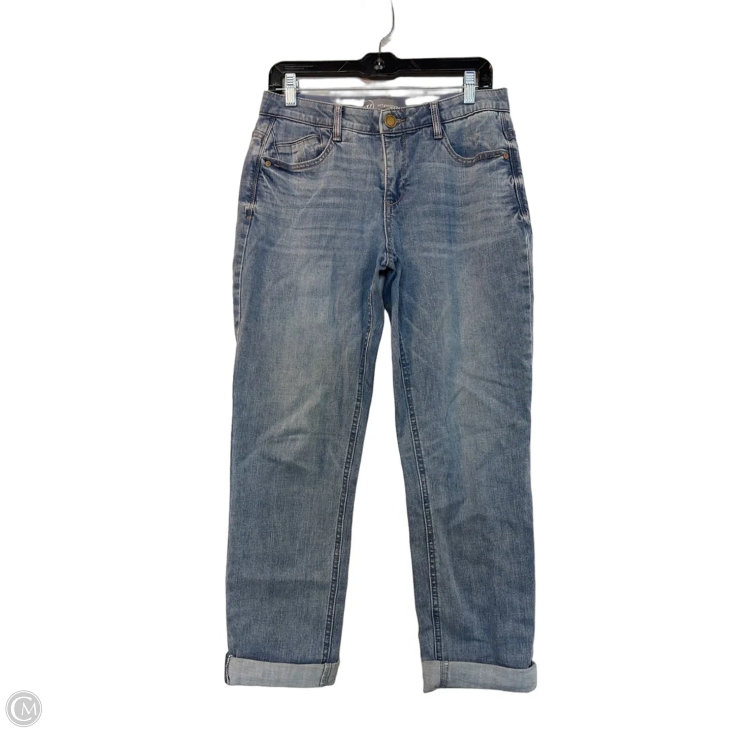 Jeans Cropped By Wit & Wisdom In Blue, Size: 6