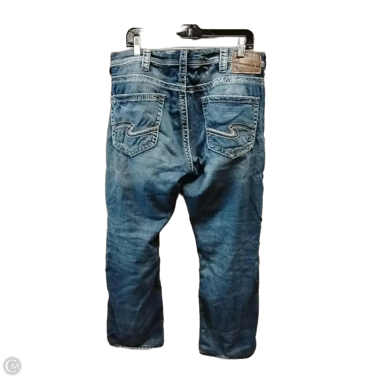 Jeans Wide Leg By Silver In Blue, Size: 16