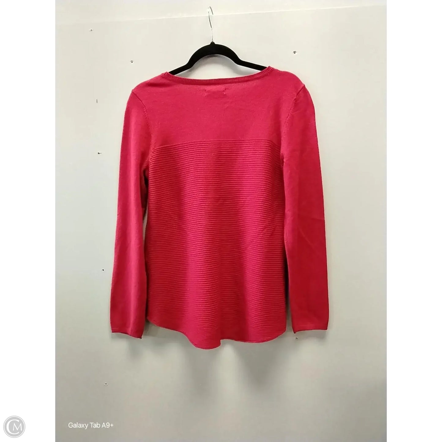 Sweater Cardigan By Croft And Barrow In Red, Size: S