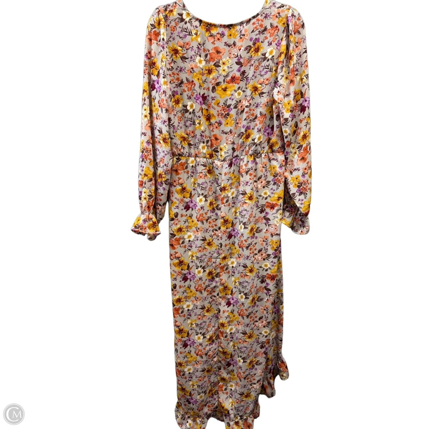 Dress Casual Maxi By Inspired Hearts In Floral Print, Size: 18