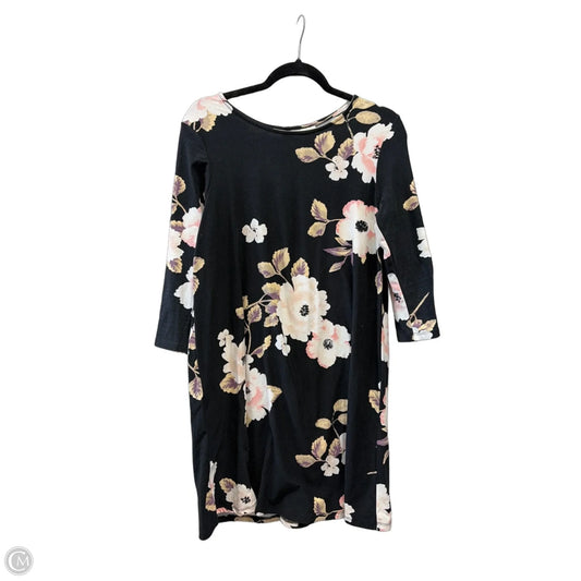 Dress Casual Midi By Bobbie Brooks In Floral Print, Size: 10