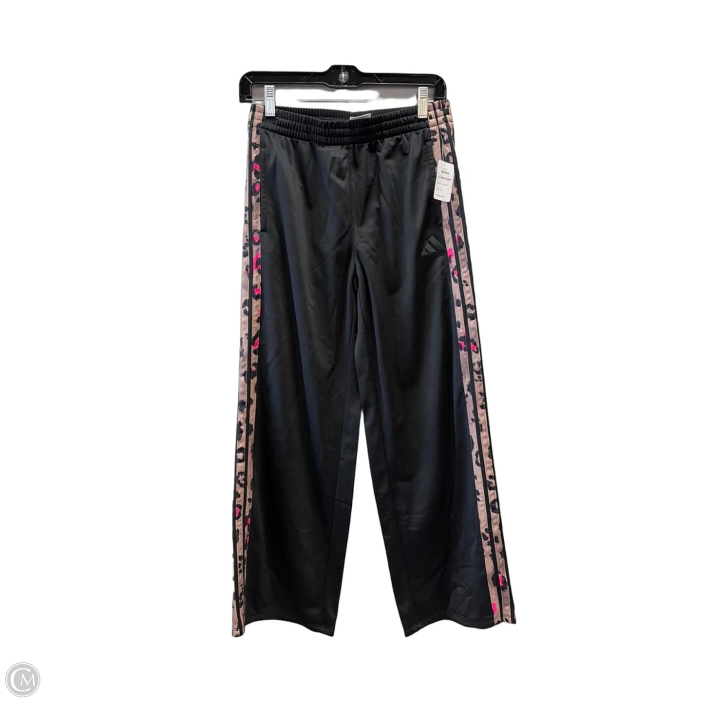 Athletic Pants 2pc By Adidas In Black & Brown, Size: L