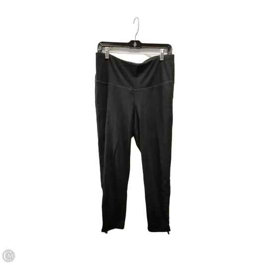 Athletic Leggings Capris By Chicos In Black, Size: 12