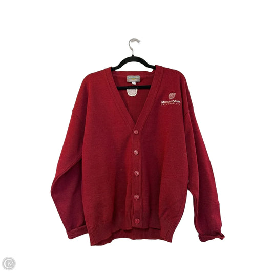 Sweater Cardigan By Clothes Mentor In Purple, Size: L