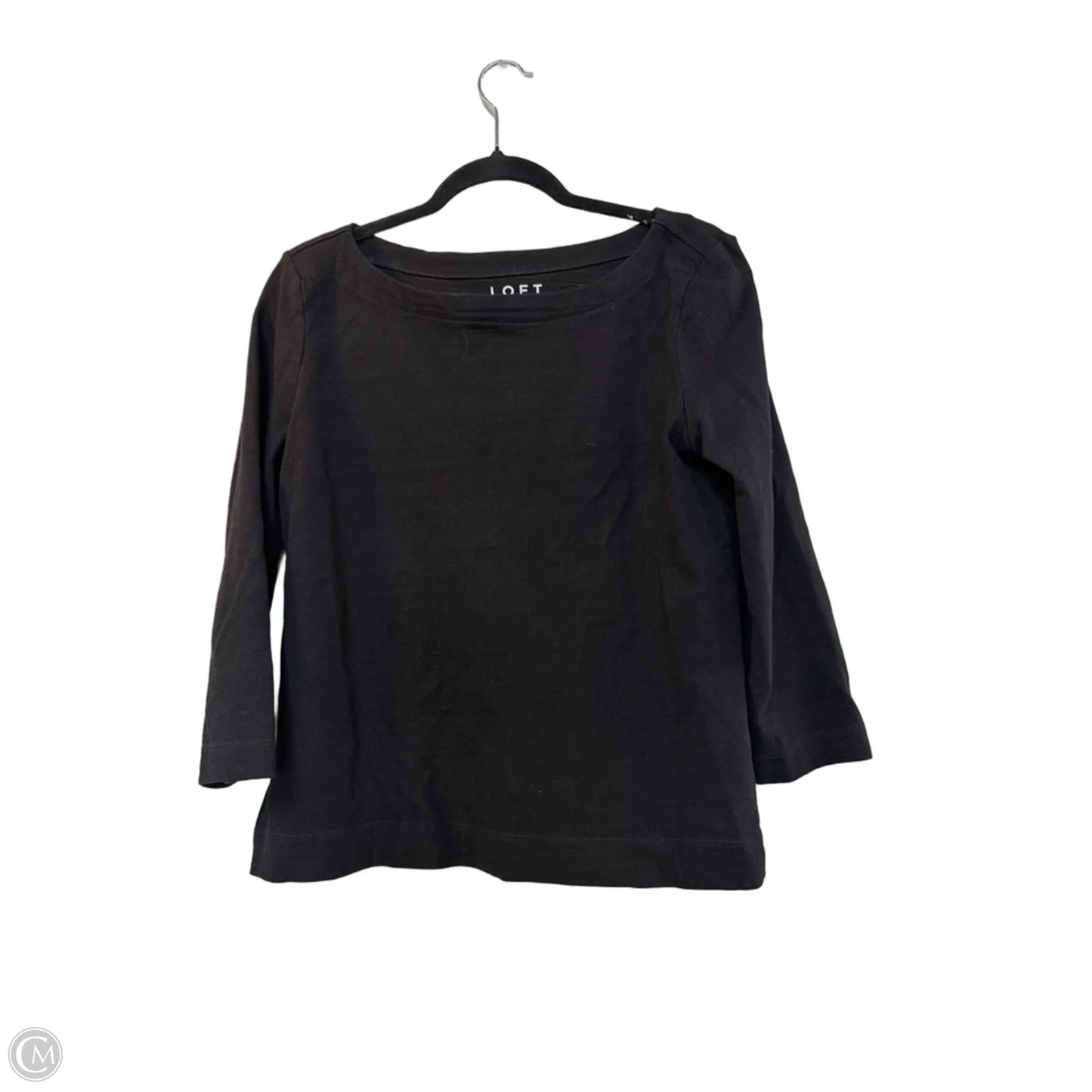 Sweatshirt Crewneck By Loft In Black, Size: M