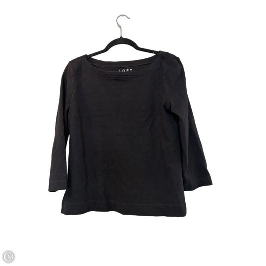 Sweatshirt Crewneck By Loft In Black, Size: M