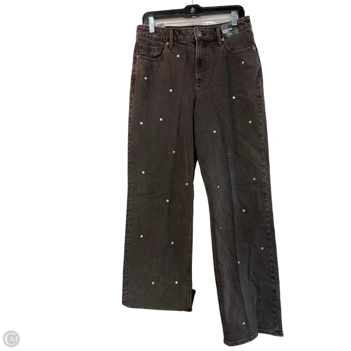 Jeans Straight By Express In Black, Size: 8