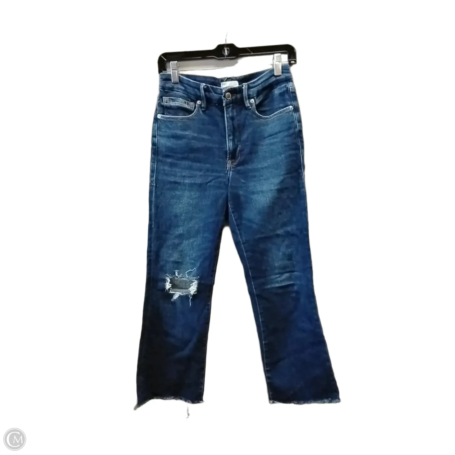 Jeans Cropped By Good American In Blue, Size: 4