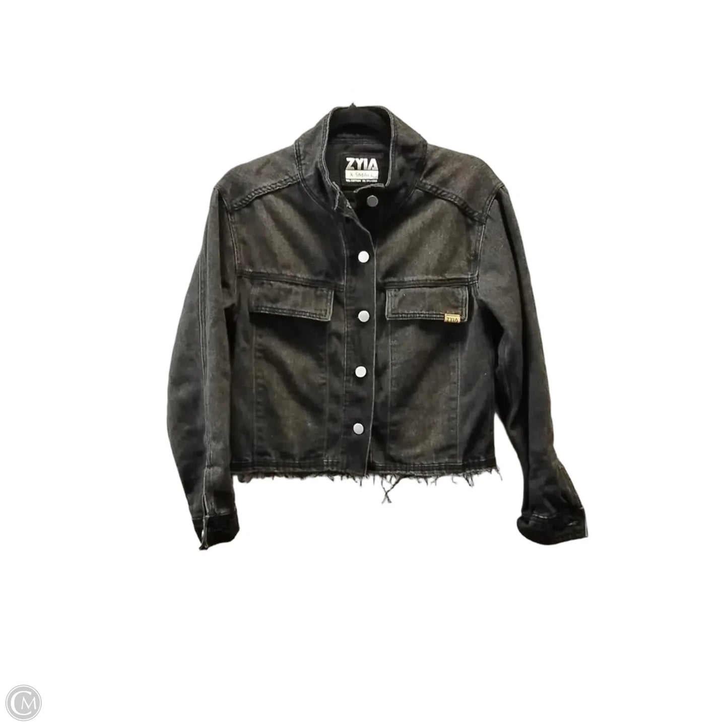 Jacket Denim By Zyia In Black, Size: Xs