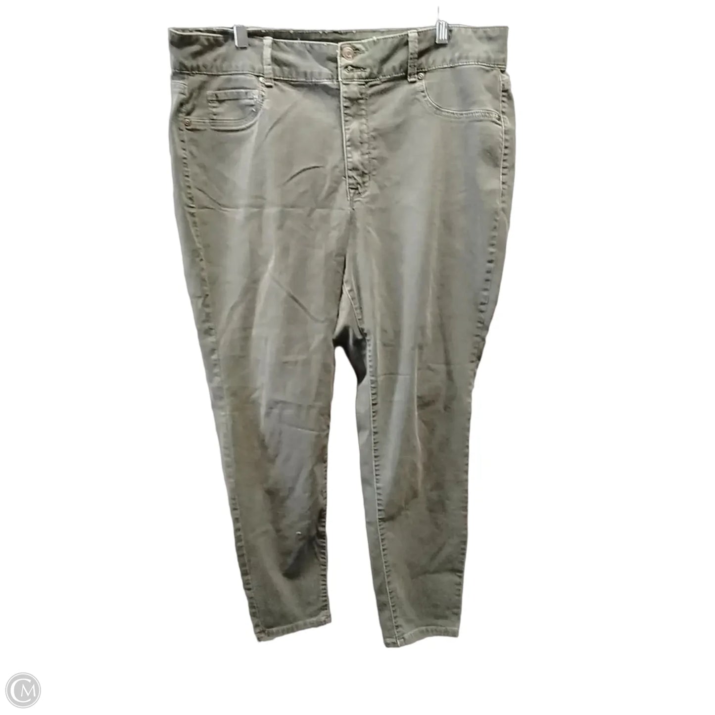 Jeans Skinny By Maurices In Green, Size: 20