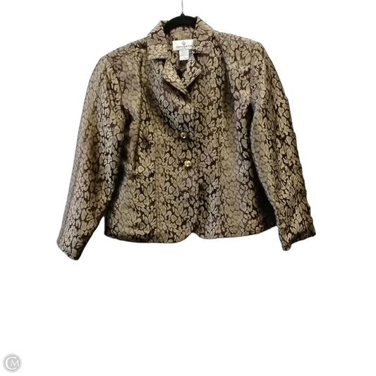 Blazer By Erin London In Leopard Print, Size: Sp