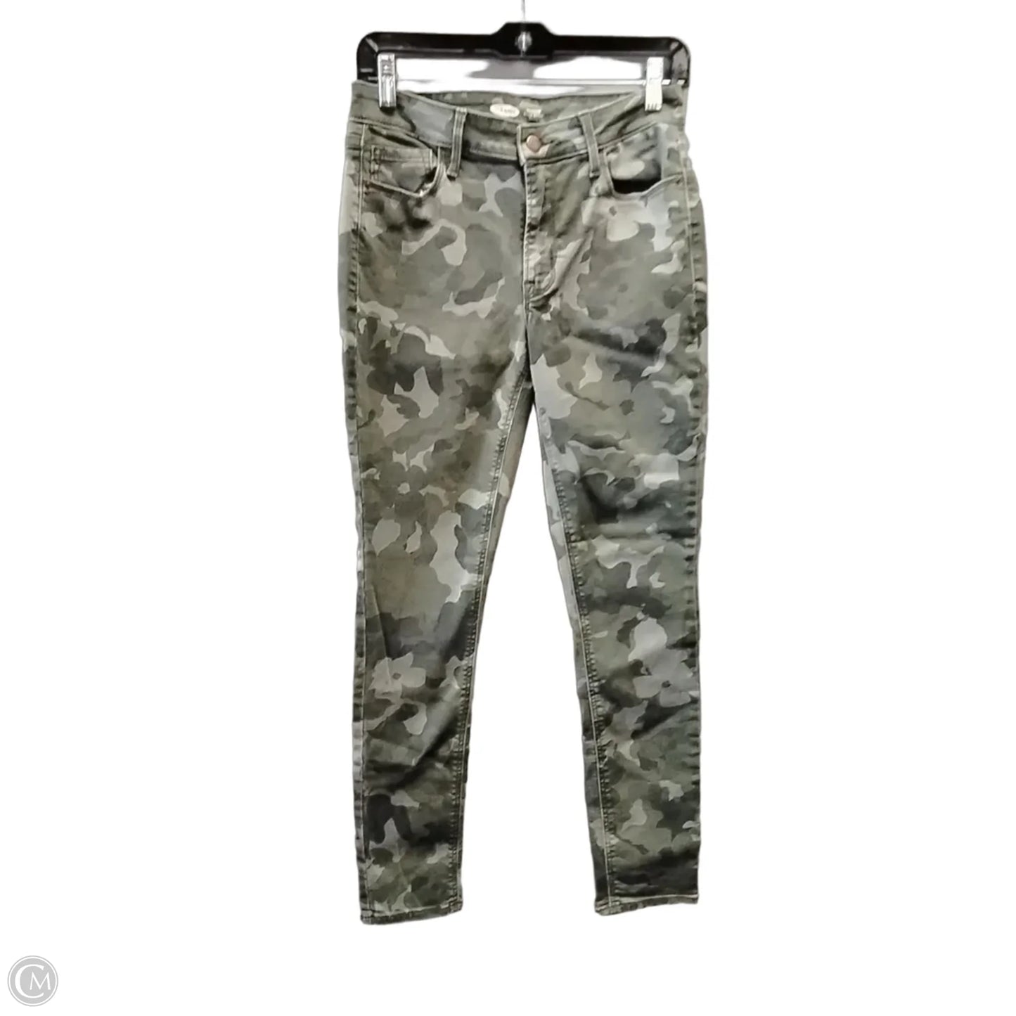 Jeans Skinny By Old Navy In Camouflage Print, Size: 8