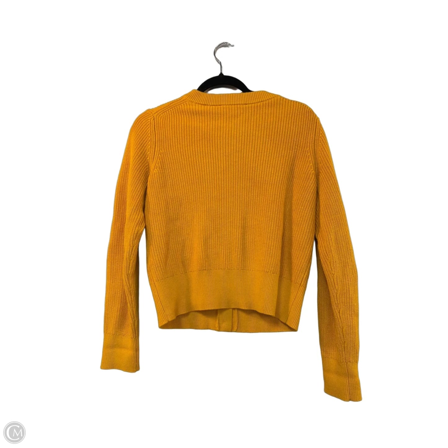 Sweater Cardigan By Michael By Michael Kors In Yellow, Size: S