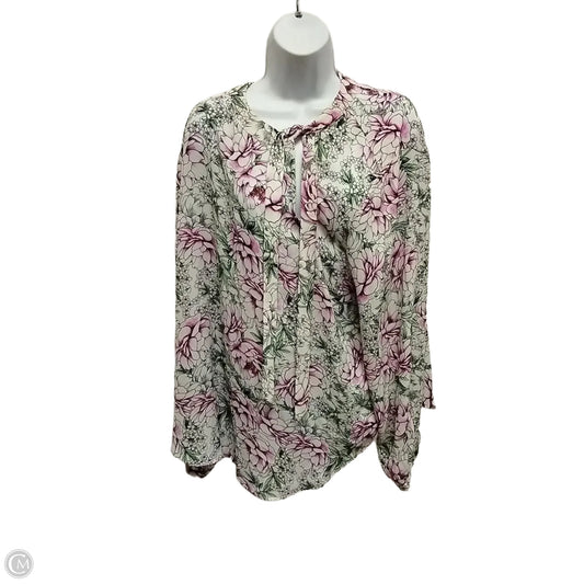 Blouse Short Sleeve By Torrid In Floral Print, Size: 2x