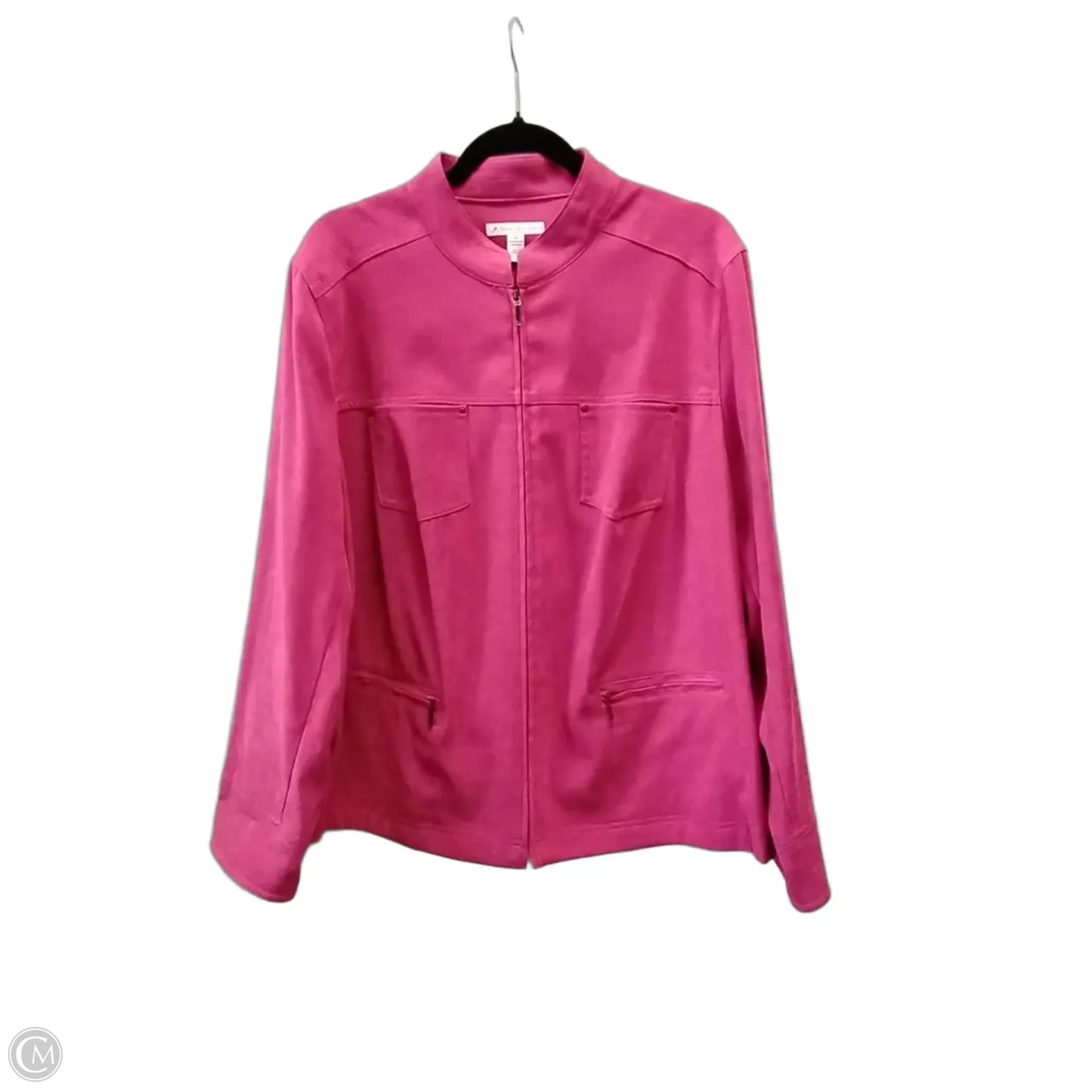 Jacket Other By Jm Collections In Pink, Size: 1x
