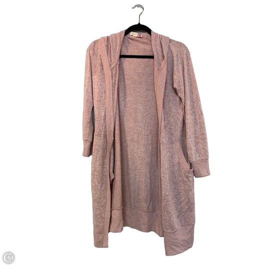 Sweater Cardigan By Clothes Mentor In Pink, Size: S
