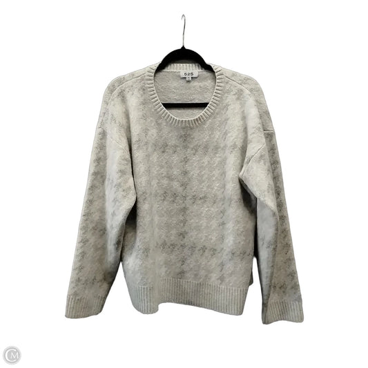 Sweater By 525 In Silver & White, Size: 2x