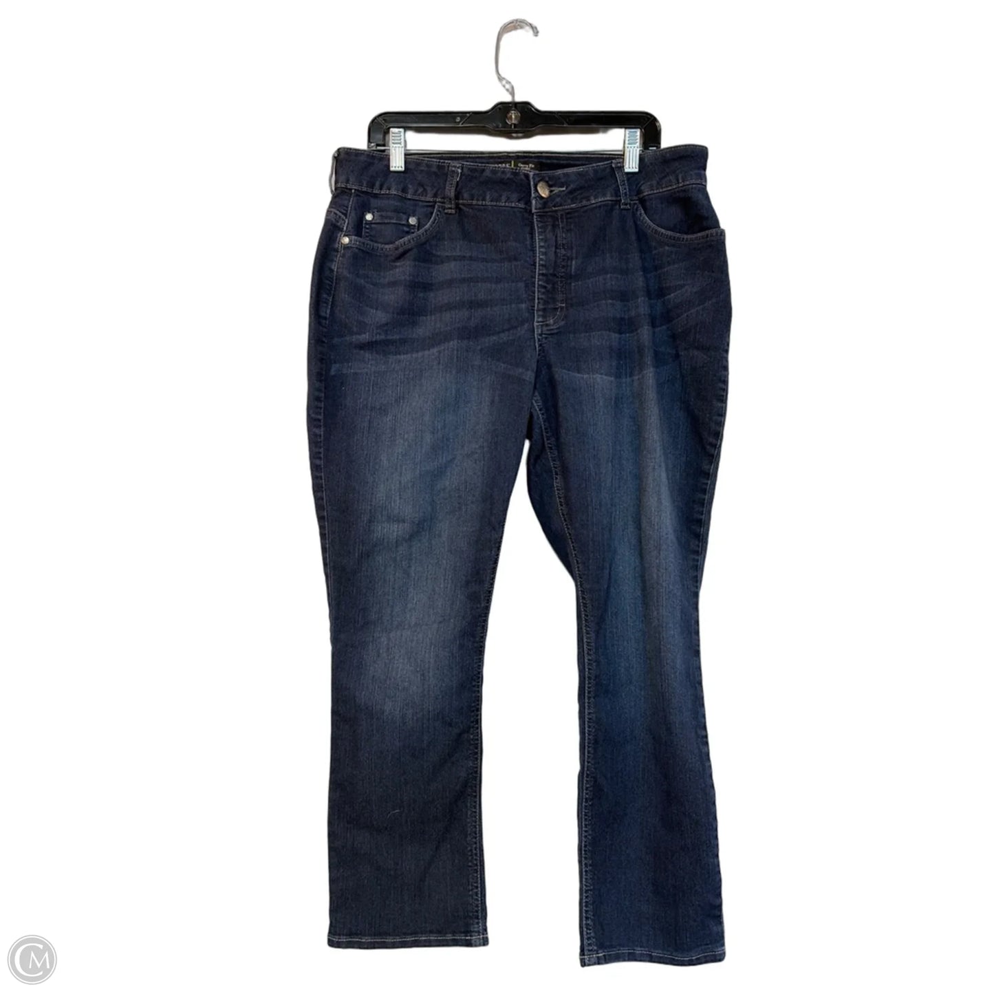 Jeans Skinny By Lee In Blue, Size: 16