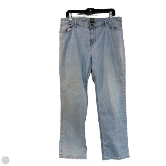 Jeans Cropped By Chicos In Blue, Size: Xl