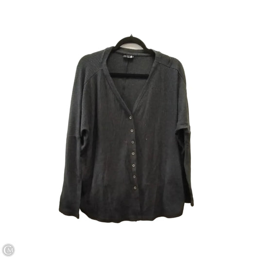 Sweater Cardigan By Ana In Black, Size: Xl