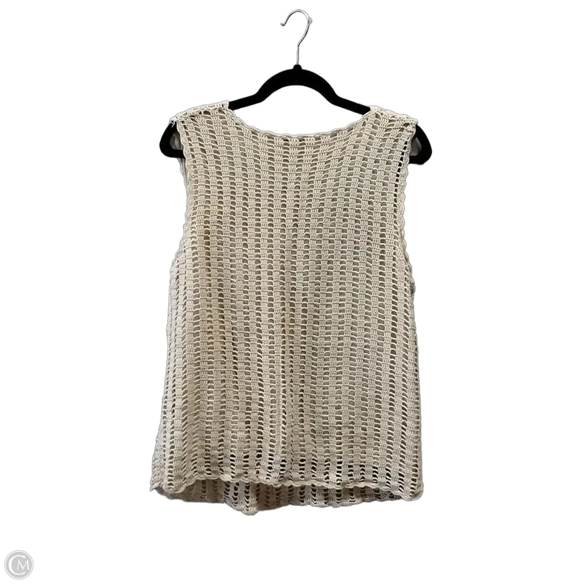 Sweater Short Sleeve By Croft And Barrow In Beige, Size: Xl