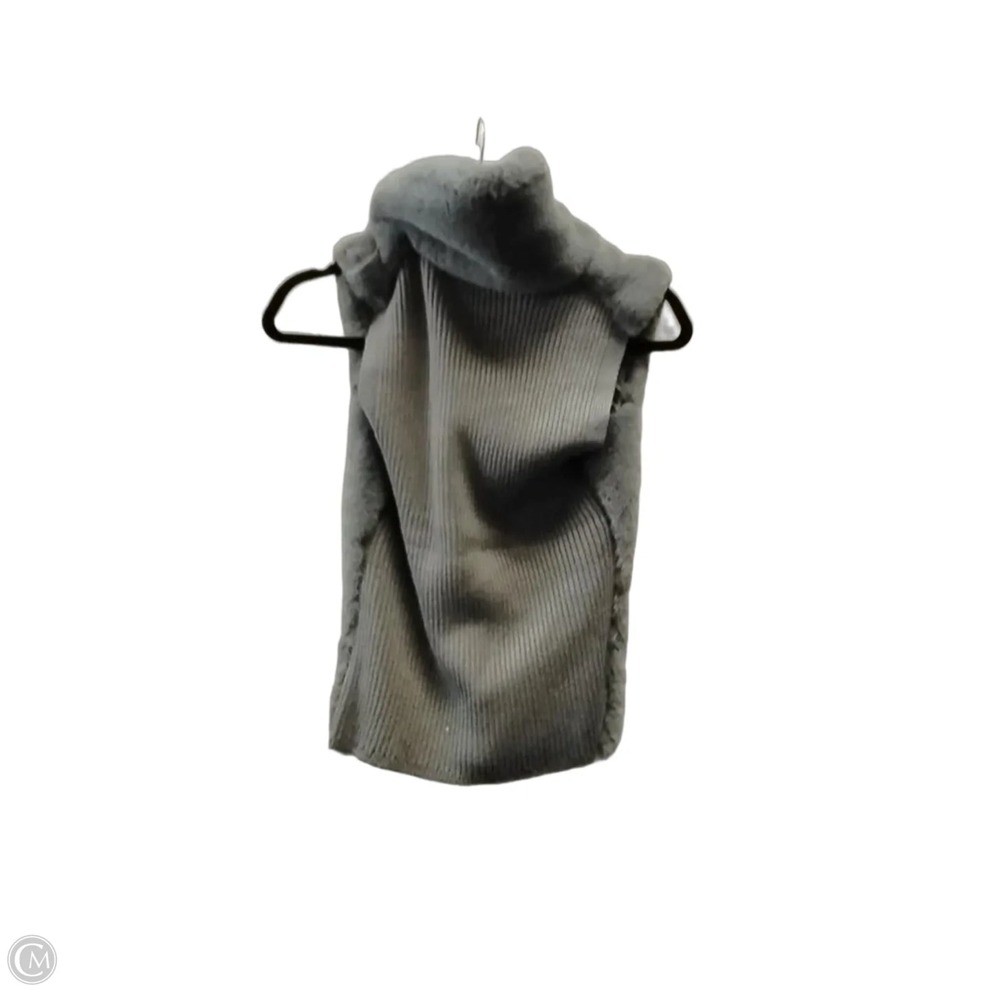 Vest Faux Fur & Sherpa By White House Black Market In Grey, Size: Xs