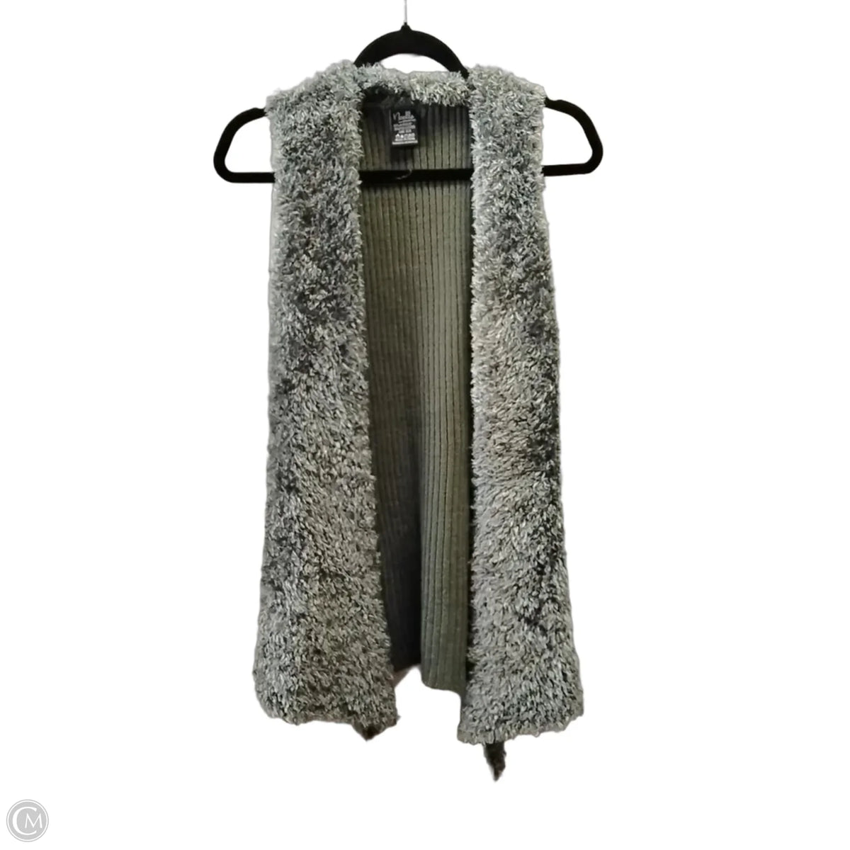 Vest Sweater By Noelle In Grey, Size: M