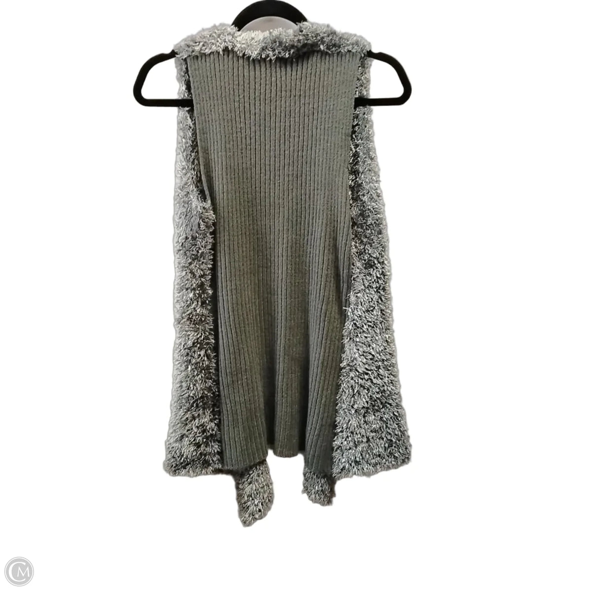Vest Sweater By Noelle In Grey, Size: M