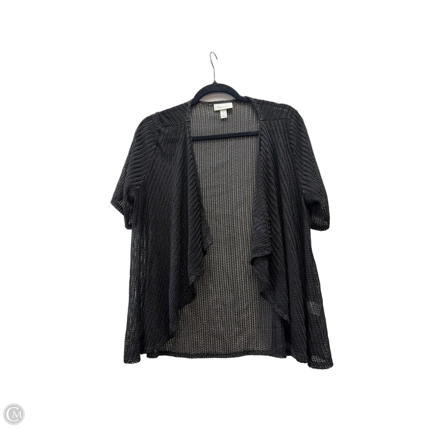 Sweater Short Sleeve By Dressbarn In Black, Size: Xl
