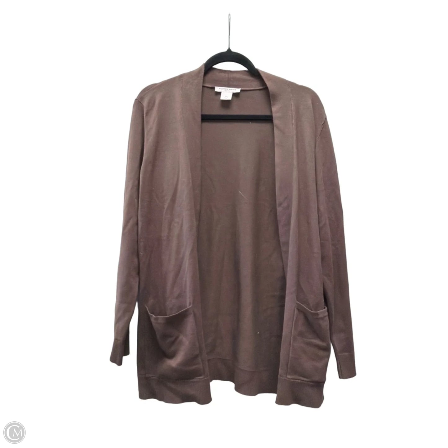 Sweater Cardigan By Allison Daley In Brown, Size: Sp