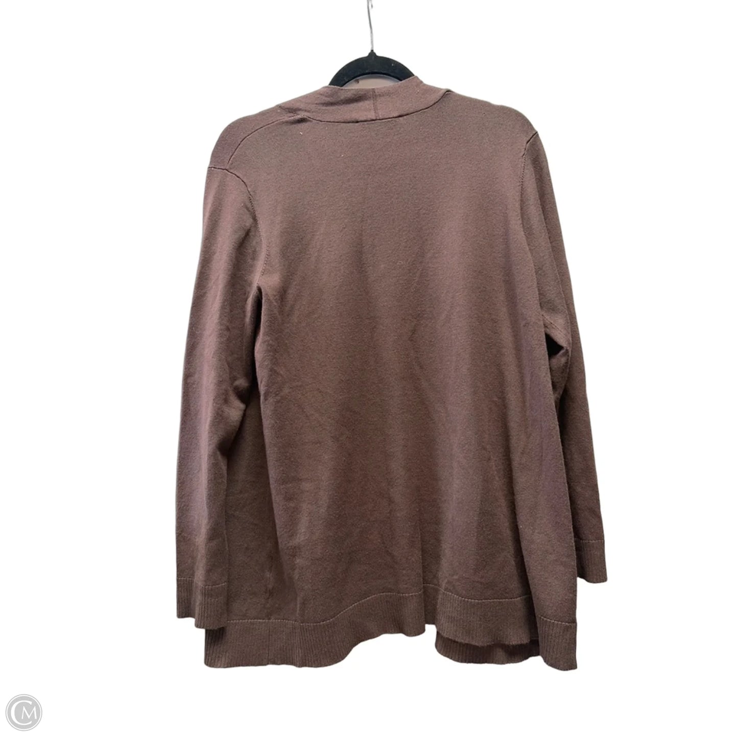 Sweater Cardigan By Allison Daley In Brown, Size: Sp