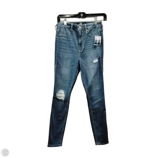 Jeans Skinny By Hollister In Blue, Size: 4