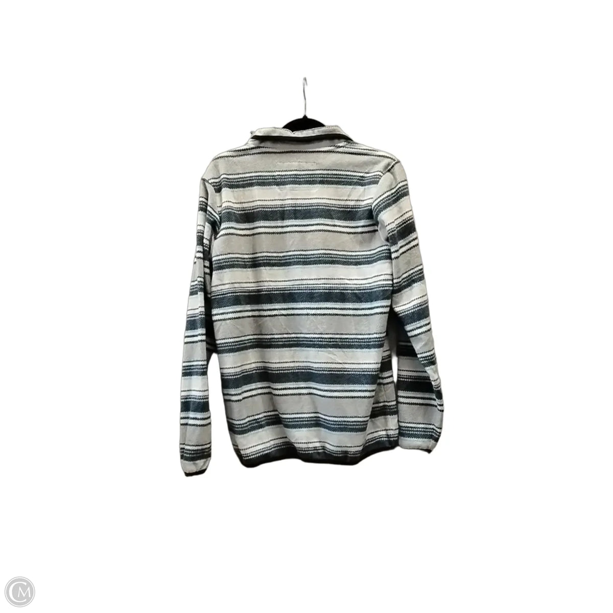 Sweatshirt Collar By Sts Blue In Blue & White, Size: S