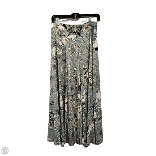 Skirt Maxi By Sjs In Floral Print, Size: M