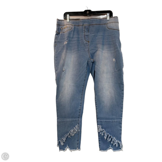 Jeans Straight By Coco And Carmen In Blue, Size: 18