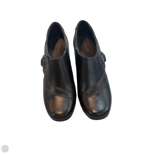 Shoes Heels Block By Clarks In Black, Size: 10