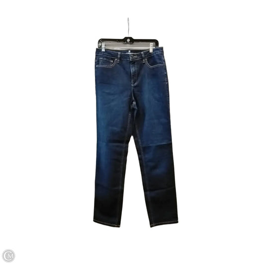 Jeans Straight By Liz Claiborne In Blue, Size: 8