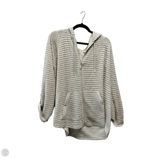 Athletic Sweatshirt Hoodie By Style And Company Sport In Grey, Size: Xxl