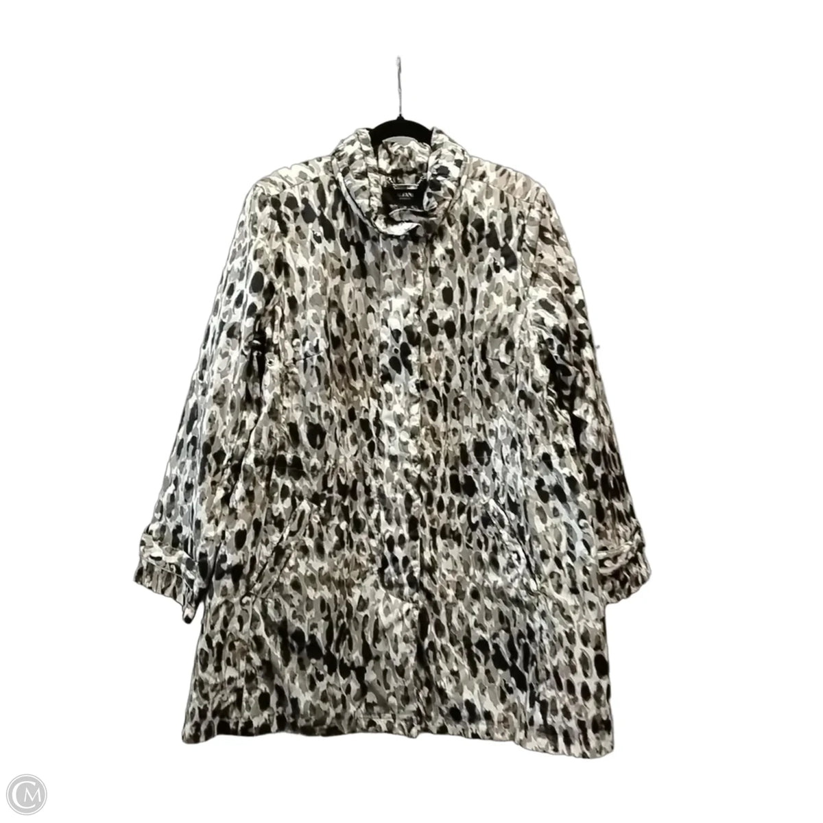 Jacket Other By Alfani In Leopard Print, Size: 1x