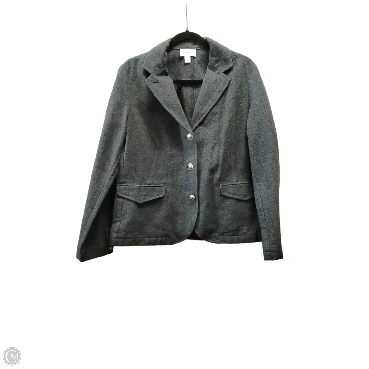 Blazer By Talbots In Grey, Size: L
