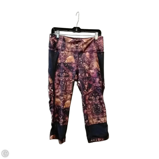 Athletic Leggings By Calia In Orange & Purple, Size: L