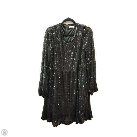 Dress Party Midi By Chicsoul In Black, Size: 1x