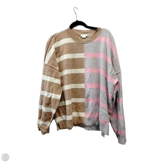 Sweater By Chicsoul In Multi-colored, Size: 2x